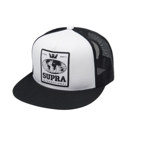 Supra INTERNATIONS TRUCKER Hats White/Black | AU-64945